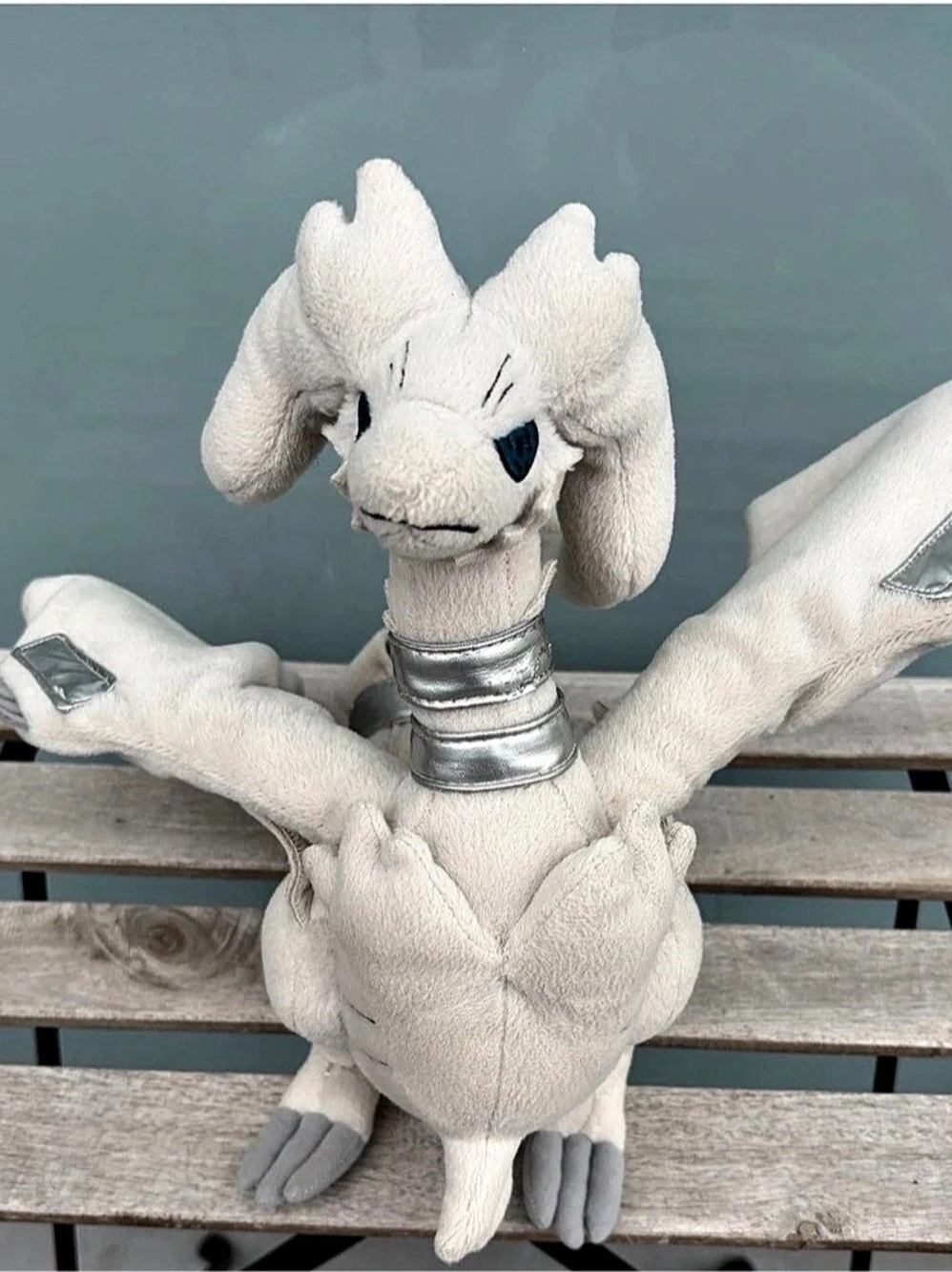 Pokemon Center Reshiram Poké Plush White & Blue Collectible